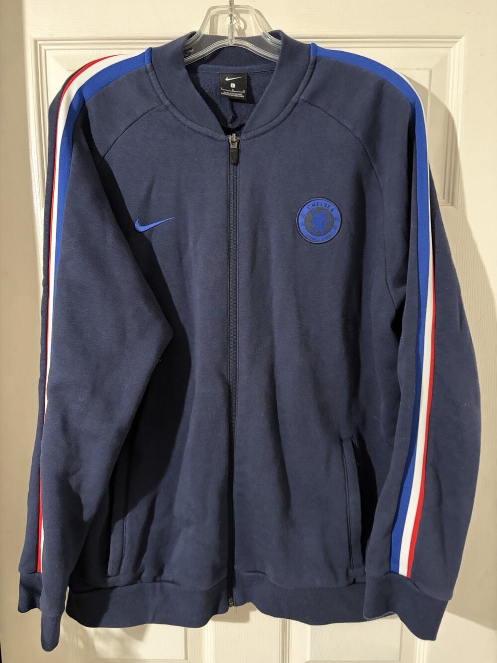 Nike Chelsea Training Jacket Sz L EPL Soccer AT4433-451